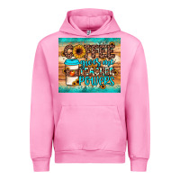 Fuchsia Pink coffee gives me teacher powers Urban Hoodie - JahusDesignShop