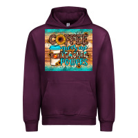 Mauve Wine coffee gives me teacher powers Urban Hoodie - JahusDesignShop
