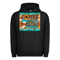 Pigment Black coffee gives me teacher powers Urban Hoodie - JahusDesignShop