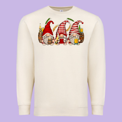 Beer Gnomes Premium Sweatshirt Designed By Zillion Design Studio