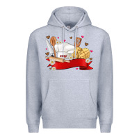 Heather Grey personalized chef tools kopyası Premium Hoodie - JahusDesignShop