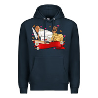 Navy personalized chef tools kopyası Premium Hoodie - JahusDesignShop