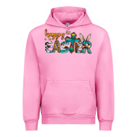Fuchsia Pink western happy easter Urban Hoodie - AdoDesignShop