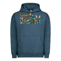 Pigment Midnight Navy western happy easter Urban Hoodie - AdoDesignShop