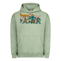 Pigment Oil Green western happy easter Urban Hoodie - AdoDesignShop