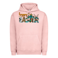 Pigment Salmon western happy easter Urban Hoodie - AdoDesignShop