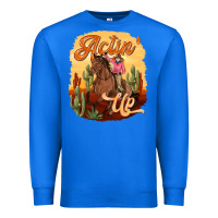 True Royal cowgirl actin up Premium Sweatshirt - texasbilliewilder