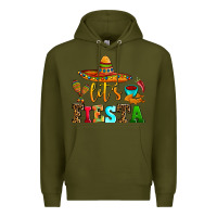 Army Green let's fiesta Premium Hoodie - AdoDesignShop