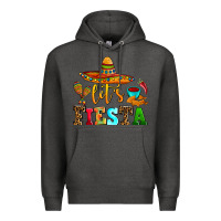 Charcoal Heather let's fiesta Premium Hoodie - AdoDesignShop