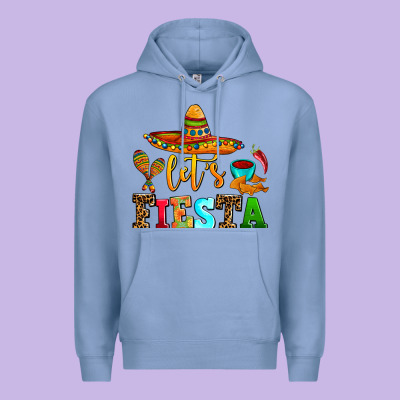 Let's Fiesta Premium Hoodie Designed By Adodesignshop