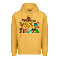 Mustard let's fiesta Premium Hoodie - AdoDesignShop