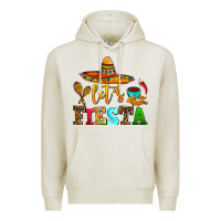 Oatmeal Heather let's fiesta Premium Hoodie - AdoDesignShop