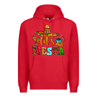 Red let's fiesta Premium Hoodie - AdoDesignShop