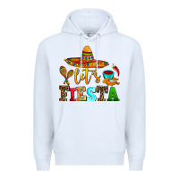 White let's fiesta Premium Hoodie - AdoDesignShop