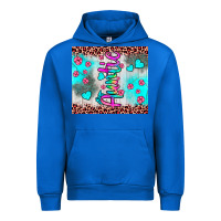 Cobalt auntie leopard turquoise Urban Hoodie - JahusDesignShop