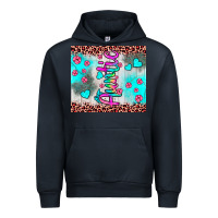 Navy auntie leopard turquoise Urban Hoodie - JahusDesignShop