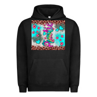 Pigment Black auntie leopard turquoise Urban Hoodie - JahusDesignShop