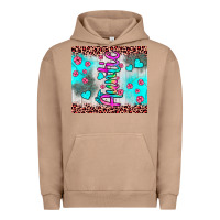 Pigment Burro auntie leopard turquoise Urban Hoodie - JahusDesignShop