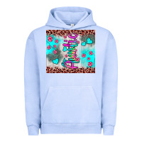 Pigment Grape Ice auntie leopard turquoise Urban Hoodie - JahusDesignShop