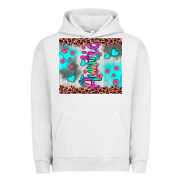 Pigment Lunar Rock auntie leopard turquoise Urban Hoodie - JahusDesignShop