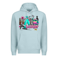 Blue Mist hair hustler Premium Hoodie - AdoDesignShop