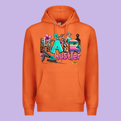 Hair Hustler Premium Hoodie Designed By Adodesignshop