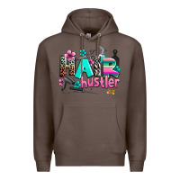 Coffee hair hustler Premium Hoodie - AdoDesignShop