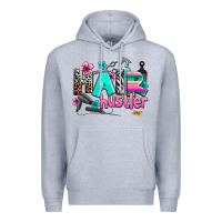 Heather Grey hair hustler Premium Hoodie - AdoDesignShop
