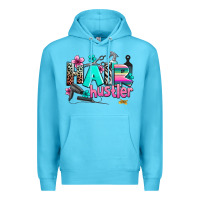 Ocean Blue hair hustler Premium Hoodie - AdoDesignShop