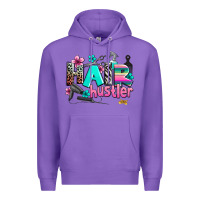 Purple hair hustler Premium Hoodie - AdoDesignShop