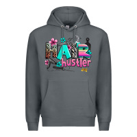 Rock hair hustler Premium Hoodie - AdoDesignShop