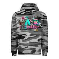 Slate Camo hair hustler Premium Hoodie - AdoDesignShop