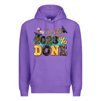 Purple i m like 2023 done Premium Hoodie - AdoDesignShop