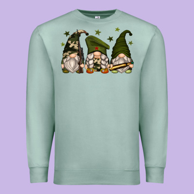 Army Gnomes Premium Sweatshirt Designed By Zillion Design Studio