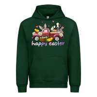 Forest Green happy easter trucks Urban Hoodie - AdoDesignShop