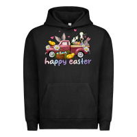 Pigment Black happy easter trucks Urban Hoodie - AdoDesignShop