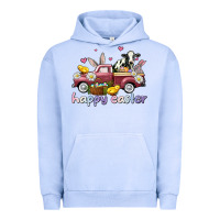 Pigment Grape Ice happy easter trucks Urban Hoodie - AdoDesignShop