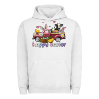 Pigment Lunar Rock happy easter trucks Urban Hoodie - AdoDesignShop