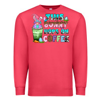 Cardinal this bunny hops on coffee Premium Sweatshirt - Zillion Design Studio