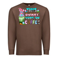 Chestnut this bunny hops on coffee Premium Sweatshirt - Zillion Design Studio