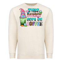 Sandshell this bunny hops on coffee Premium Sweatshirt - Zillion Design Studio