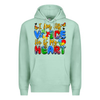 Seafoam i am his voice he is my heart Premium Hoodie - JahusDesignShop
