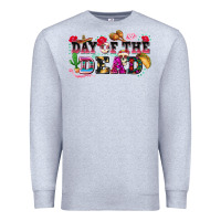 Heather Grey day of the dead Premium Sweatshirt - texasbilliewilder