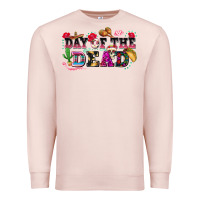 Pale Pink day of the dead Premium Sweatshirt - texasbilliewilder