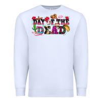 White day of the dead Premium Sweatshirt - texasbilliewilder
