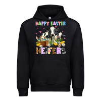 Black happy easter heifer's Urban Hoodie - AdoDesignShop