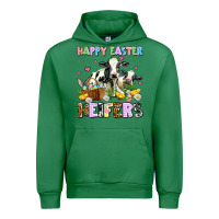 Emerald happy easter heifer's Urban Hoodie - AdoDesignShop