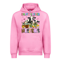 Fuchsia Pink happy easter heifer's Urban Hoodie - AdoDesignShop