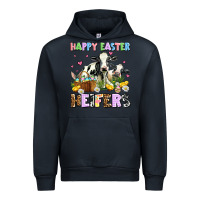 Navy happy easter heifer's Urban Hoodie - AdoDesignShop