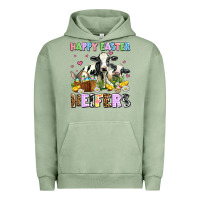 Pigment Oil Green happy easter heifer's Urban Hoodie - AdoDesignShop